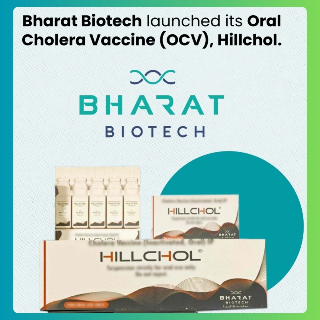 Bharat Biotech Introduces Innovative Oral Cholera Vaccine HILLCHOL